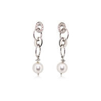 Orecchini Salvini Donna in Oro bianco Diamante 0.18 Ct DMBR0018H - DMBR0018H